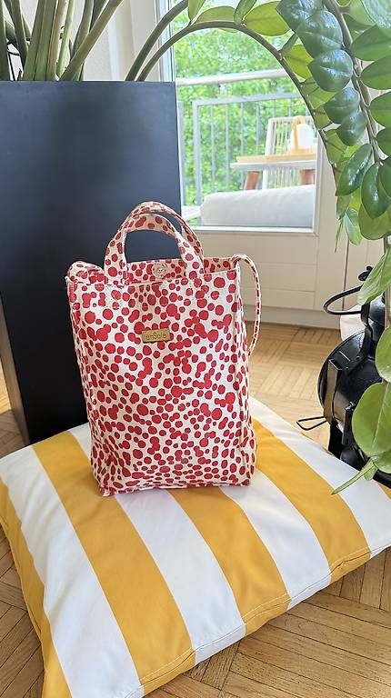Borse: EnSoie Shopper Grösse S rot weiss  – Usato da Zürich venduto da jill.nadine