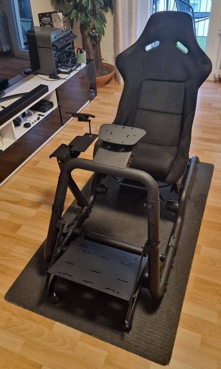 Ranqer Racing Simulator Stuhl - Verstellbares Cockpit Für Rennspiele