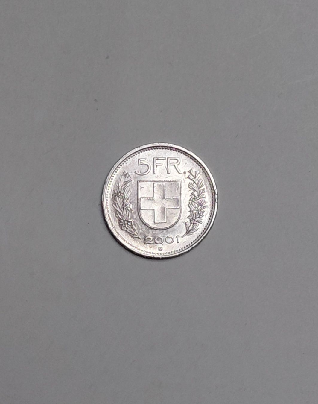 Alle Münzen: Suisse-5 Francs-2001 B-Jolie – Gebraucht aus Daillens von pet_y6gr 3