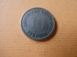 Dt. Reich 1876 A, 10 Pfennig