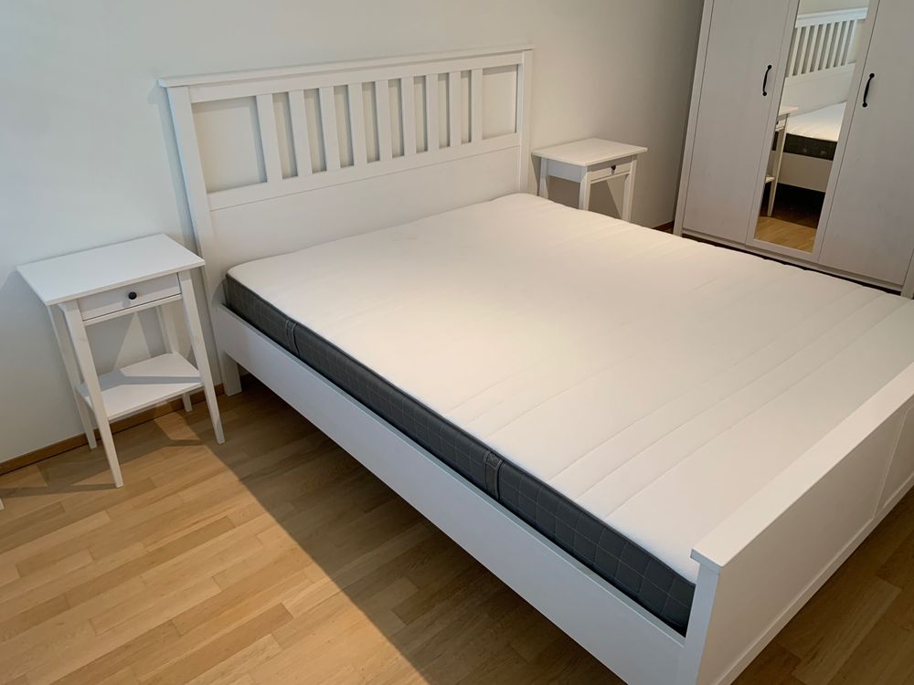 Ikea Hemnes bed 160x200cm, including slat frame and mattress Kaufen