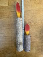 Deko Kerzen aus Holz (handgefertigt)