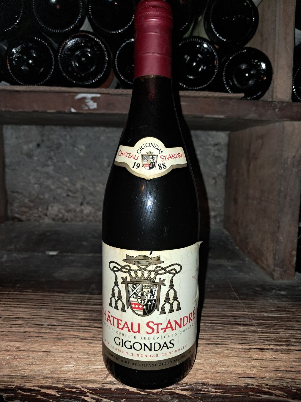 Vino: Château Saint-André Gigondas 1988 – Nuovo e nell'imballaggio originale da Le locle venduto da juliensaran