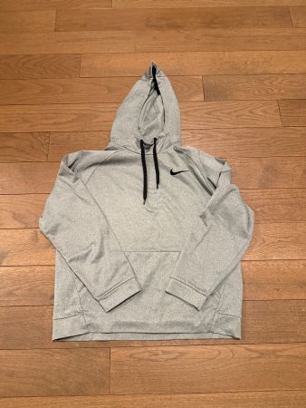Nike Dri-FIT Hoodie Grau, Grösse L (Herren)