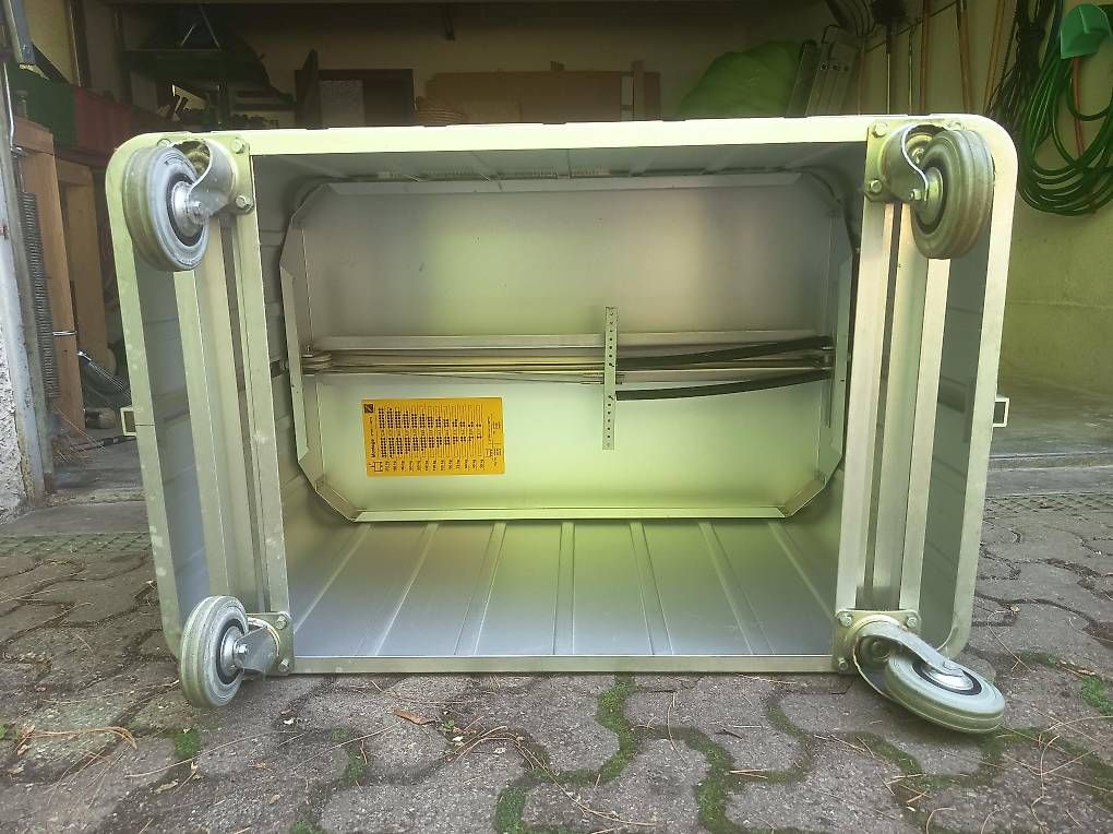 Banconi: Chariot robuste en aluminium à hauteur réglable – Usato da Crissier venduto da pattra 2