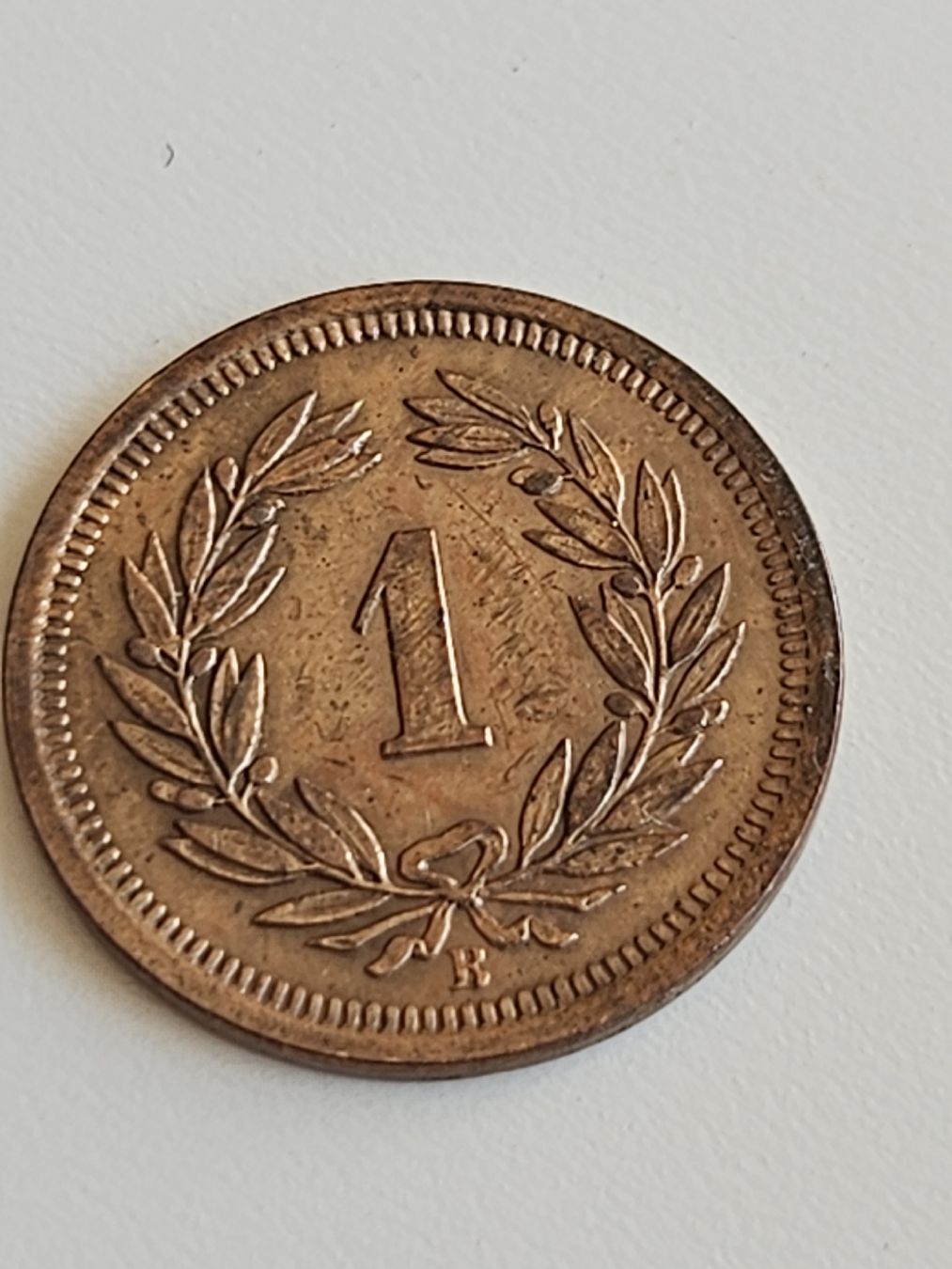 Alle Münzen: 1 Rappen 1918 – Gebraucht aus Pfäffikon ZH von Melibol 1