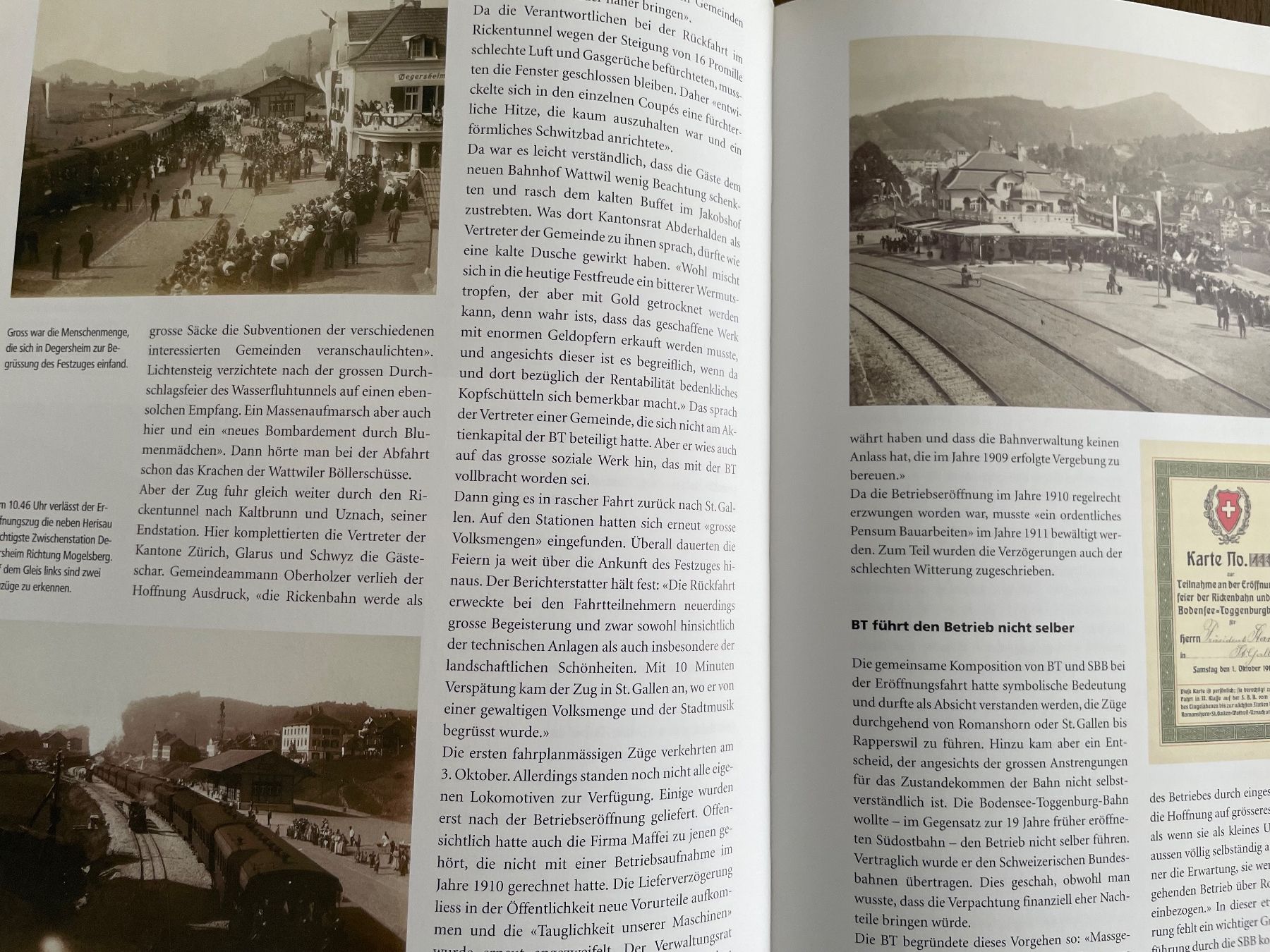 SBB/CFF/FFS Altro in Ferrovia: Bodensee Toggenburg Bahn von Oswald Gerhard – Usato da Rorschach venduto da Karotten 5