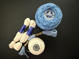 LOT  DMC  GARN - RESTEN    Stickgarn  Häkelgarn  Strickgarn