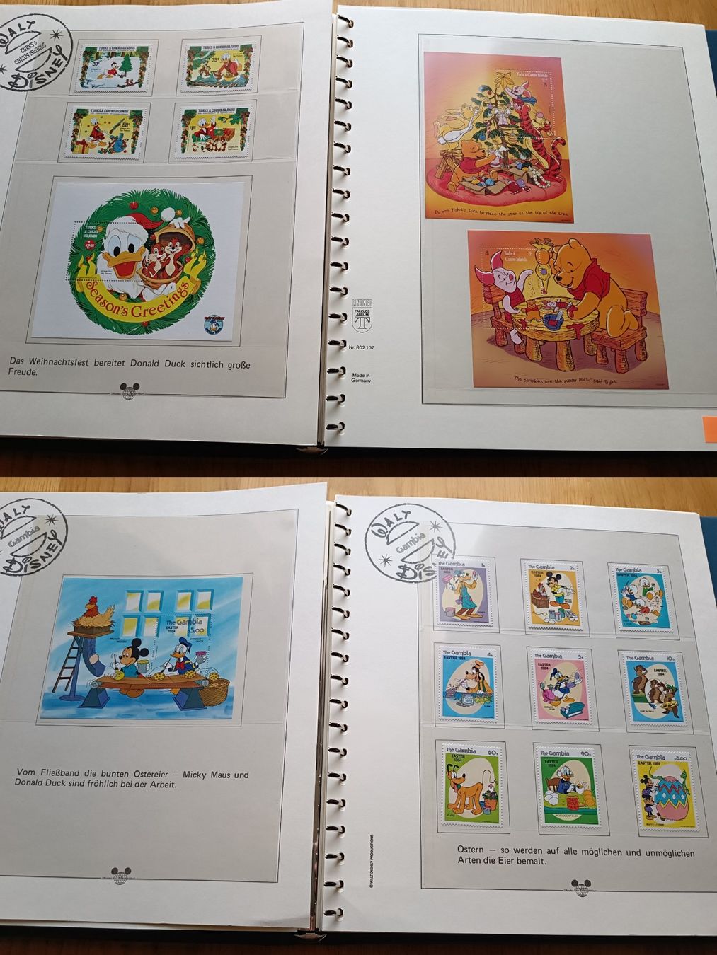 Lindner Album: Disney Briefmarken Album Malediven – Usato da Otelfingen venduto da patida 4