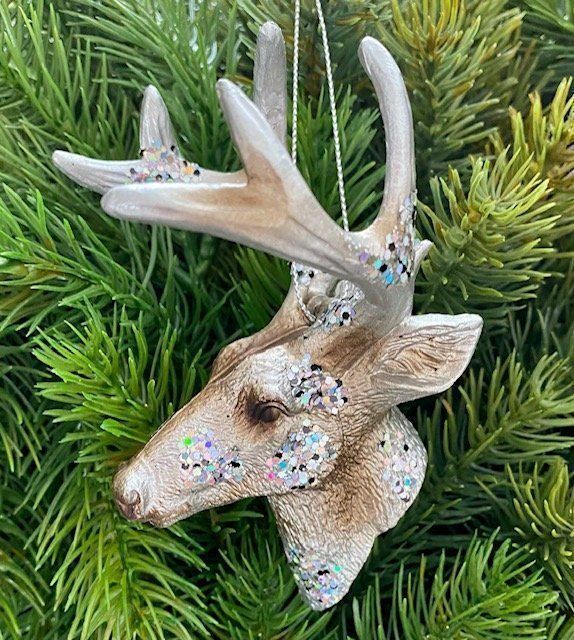 Tutte le decorazioni: Dekoration Hirsch als Anhänger für Äste oder Zweige – Nuovo e nell'imballaggio originale da Volketswil venduto da rubin74 1