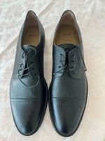 Herren Schuhe BOSS schwarz Leder Grösse 7 guter Zustand