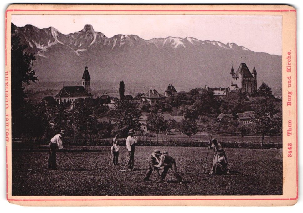 Fotografie & Manifesti: Fotografie Thun, Landschaft mit Burg und – Usato da Berlin venduto da bartko-reher