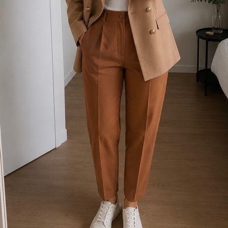 Elegante Hose von Forever 21 in Caramel - Grösse 36
