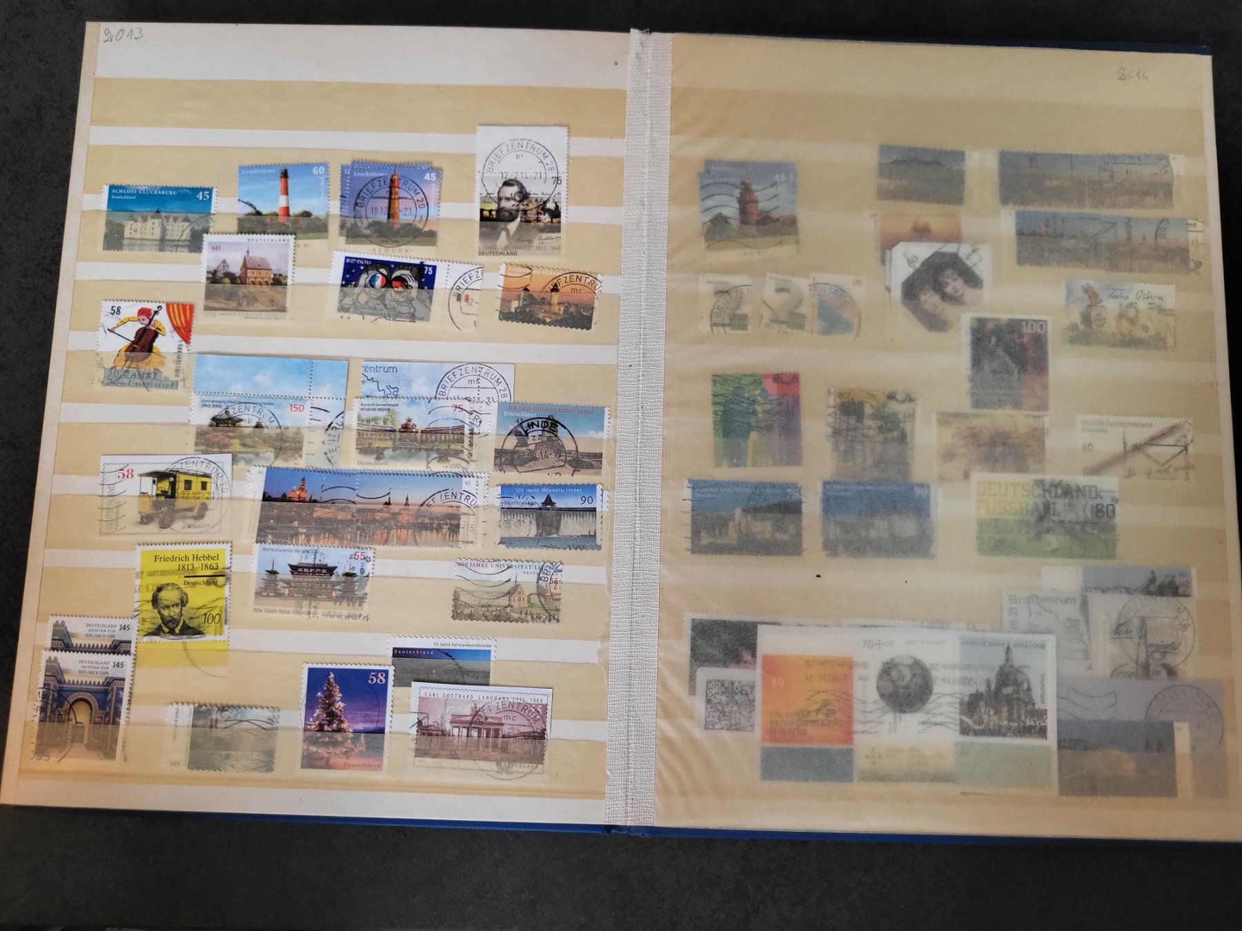 Alle Briefmarken: Sammlung Album Deutschland – Gebraucht aus Rümlang von Turrin 6