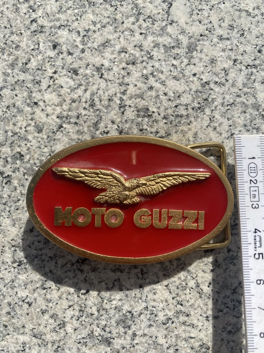 Moto Guzzi Fibbie per cinture: Gürtelschnalle Moto Guzzi – Nuovo (secondo la descrizione) da Rotkreuz venduto da Once0 3