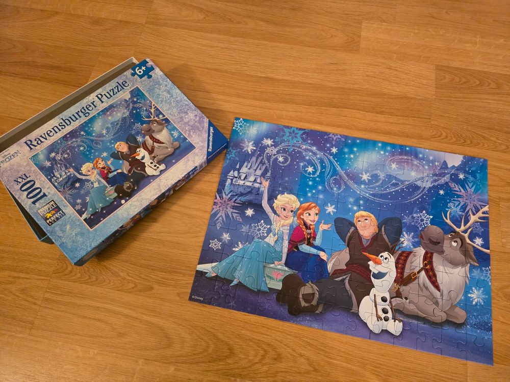 Anna und Elsa Puzzle 100 Teile 6+ (Gebraucht) in Büttikon AG für CHF 5 ...