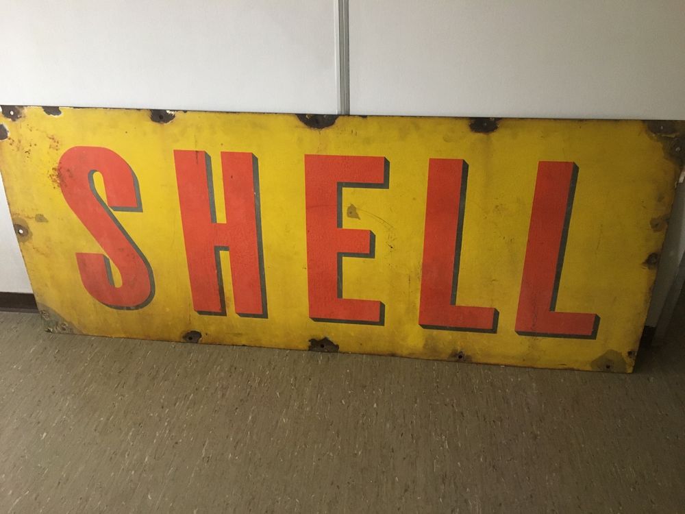 Emaille Schild SHELL (Gebraucht) in Grellingen für CHF 495 – nur ...