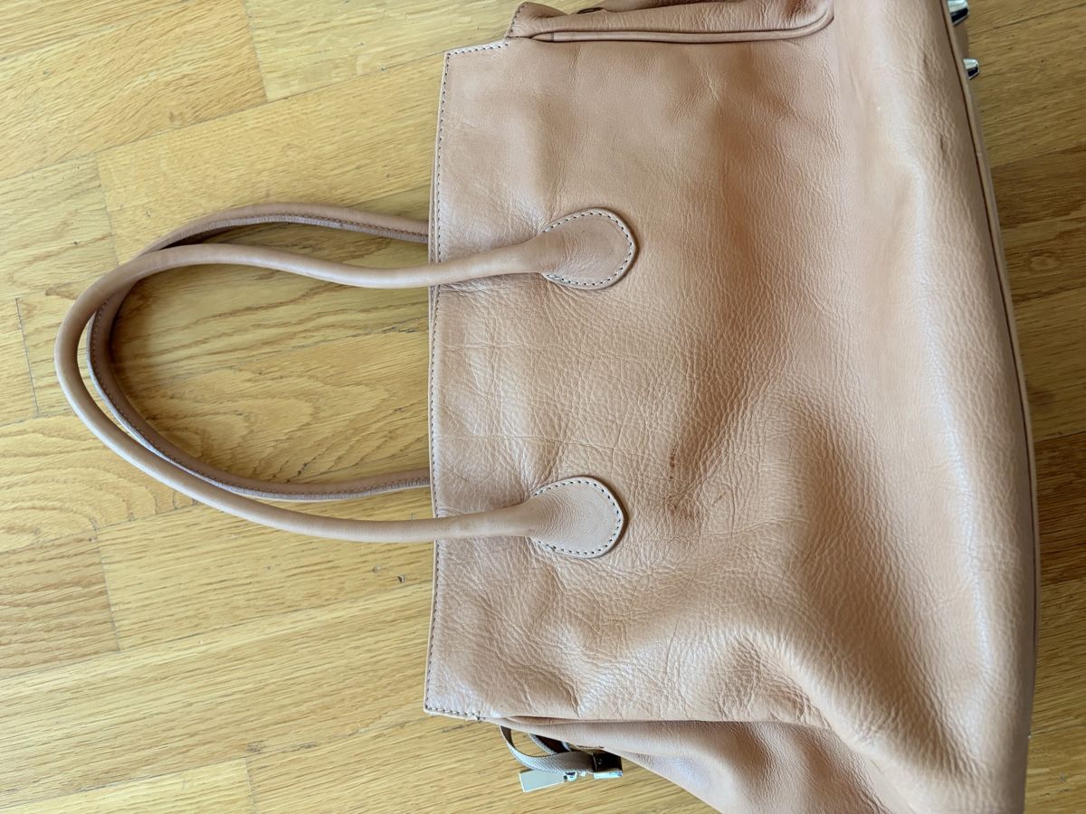 Sacs femmes: Tasche Echtleder beige  – D'occasion à Zürich par ufe_f5q5 3