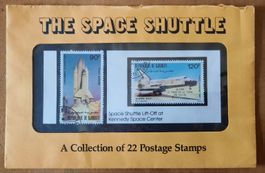 8-12-1 The Space Shuttle. 22 timbres de divers pays.