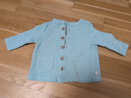 Baby Strickjacke Little Friend hellblau Grösse 50