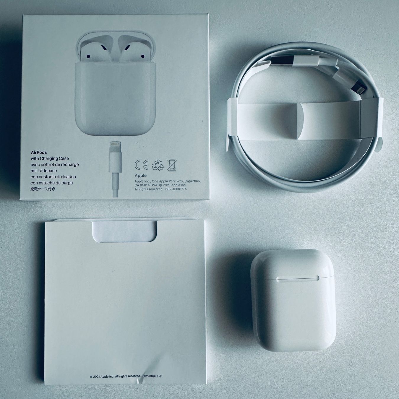 Apple Cuffie: Original Apple AirPods 2 Kopfhörer Wireless Lightning Kabel – Usato da Basel venduto da MY.AIRPODS.SHOP 1