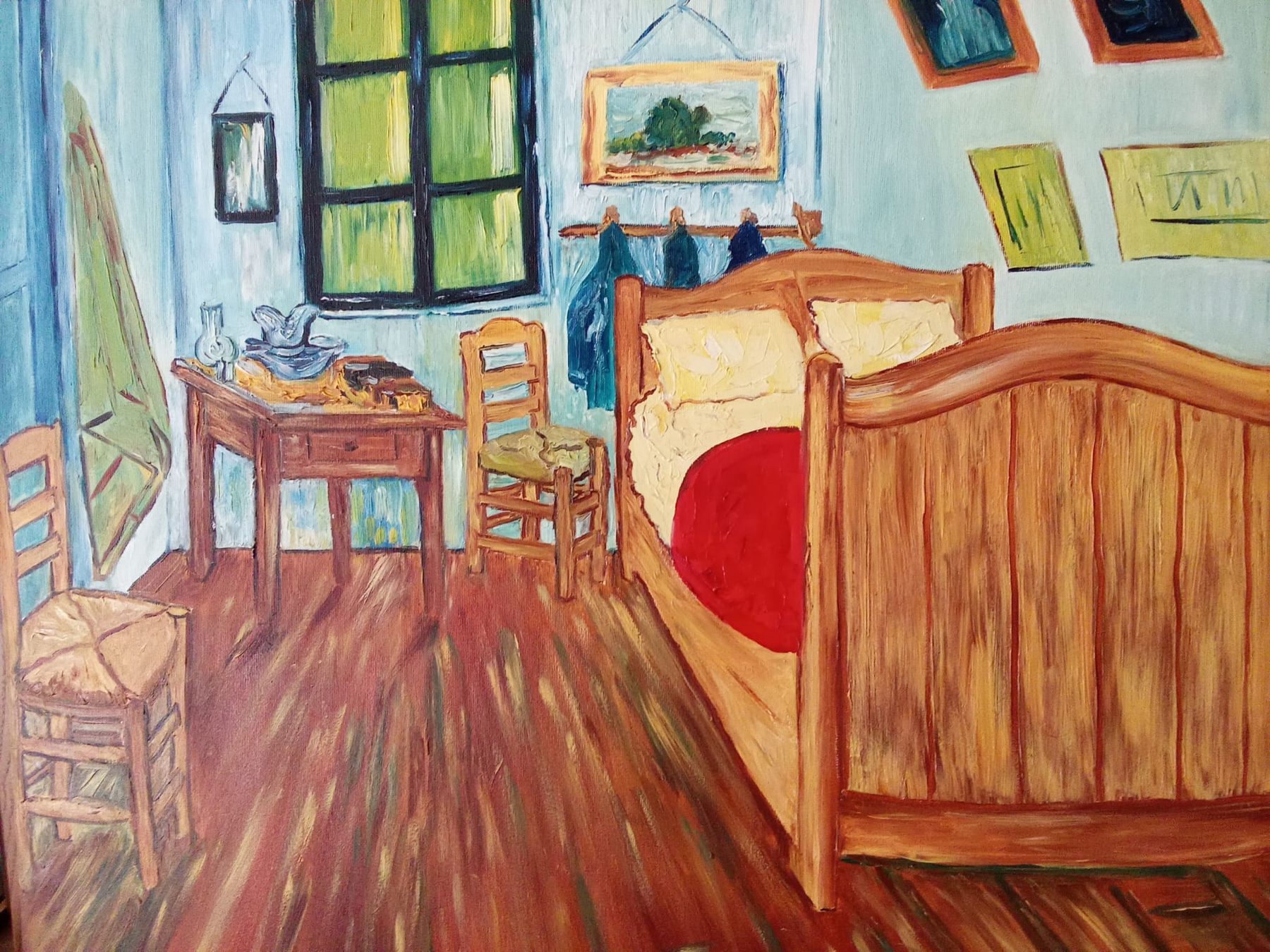 Dipinti: copia del dipinto di VAN GOGH la CAMERA – Nuovo (secondo la descrizione) da La Punt Chamues-ch venduto da geo1968 1
