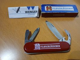 ab 5Rappen WENGER-SACKMESSER FELDSCHLOESSCHEN Altverpackung