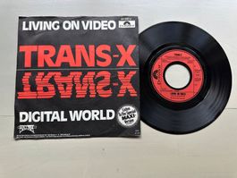 TRANS-X tolle Living on video Single Synth Disco 80's Electr
