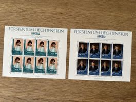 Liechtenstein - 1982 2x Kleinbogen  LIBA 82 postfrisch **