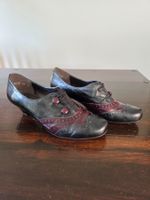 ❗SALE ❗La Mia Leder Pumps Schwarz Bordeaux Gr. 40