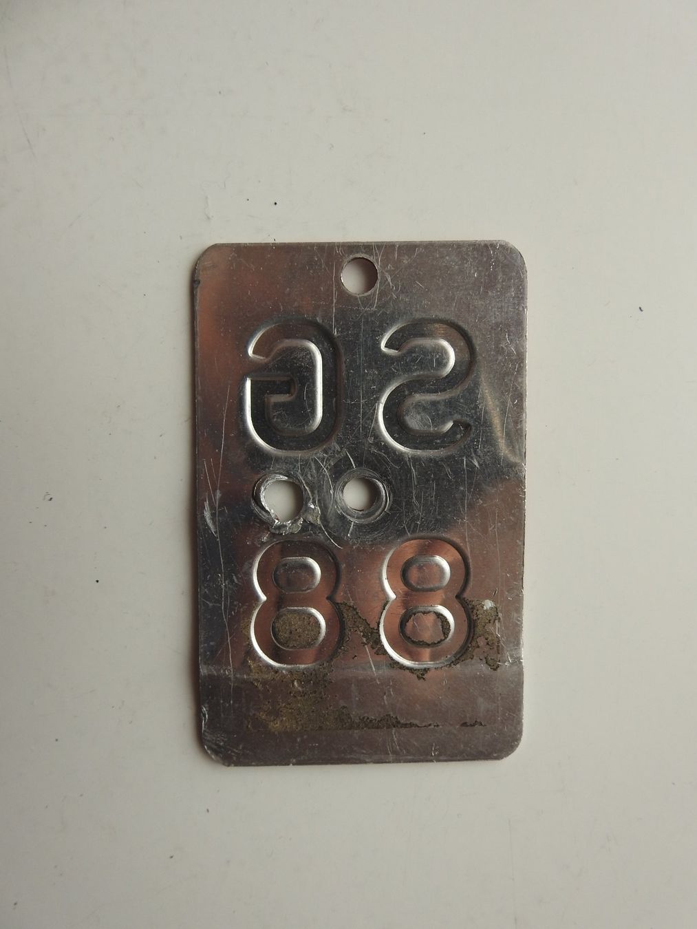 Insegne: Velonummer SG 88 (Vintage) – Usato da Uznach venduto da killroy99 1