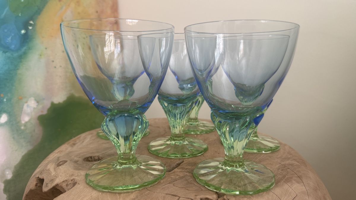 Gläser: Art Deco, Bahia Eisbecher, 7er Set – Gebraucht aus Niederglatt ZH von neunzehn82 7