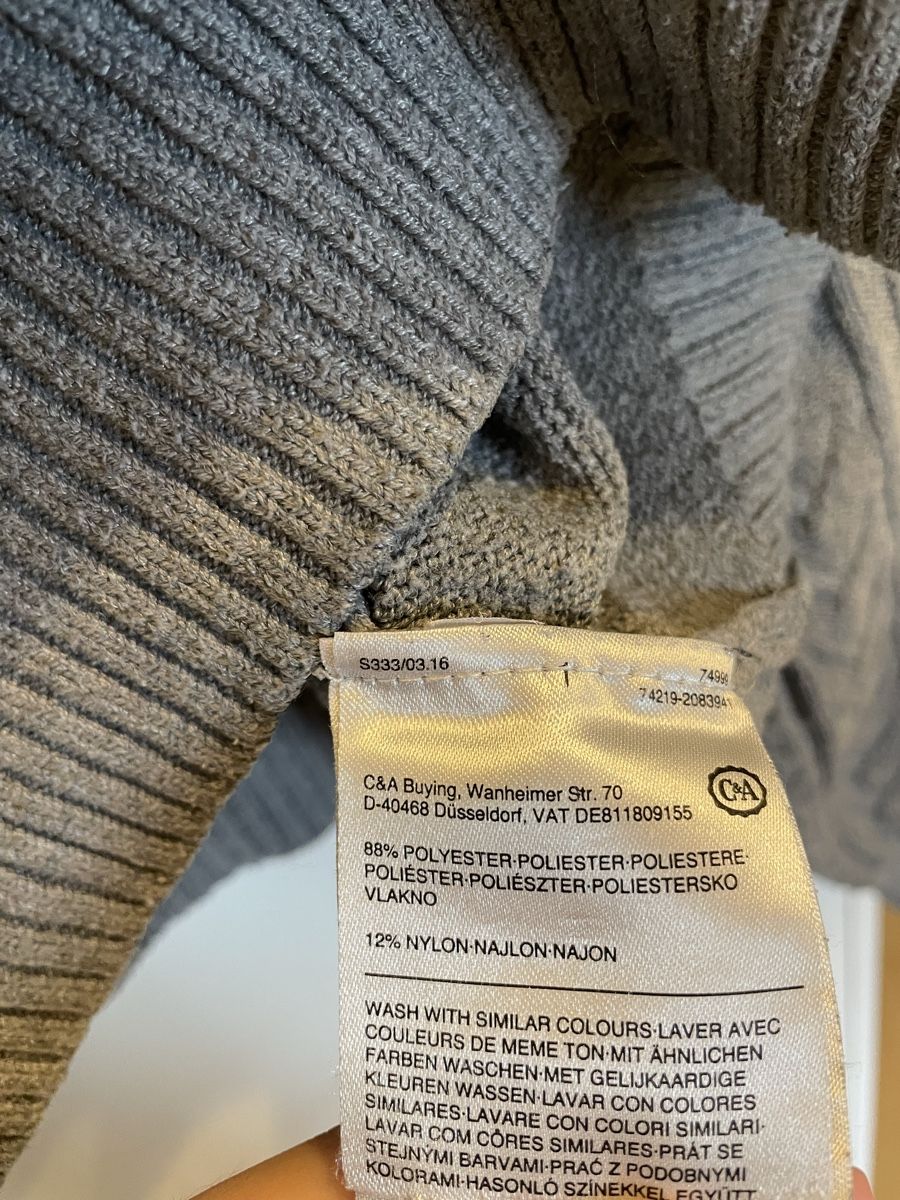 Pulls & Sweat-shirts: Clockhouse Strickpullover Grau Gr. L - Kuschelig Warm! – Neuf (Voir description) à Malix par fred_59 5