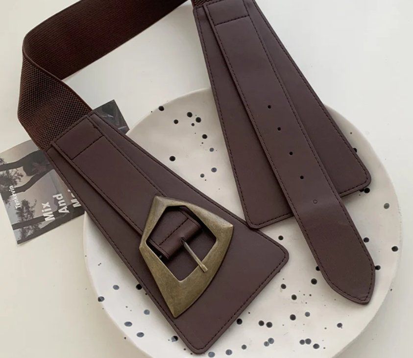 Cinture: 2x Arma Cosmopolit breiter Gürtel (schwarz und braun) – Nuovo e nell'imballaggio originale da Lausanne venduto da FASHION-WORLD-SHOP 2