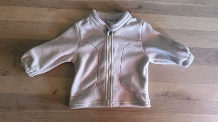 Vertbaudet Fleecejacke Gr. 74 (12M) Beige Baby