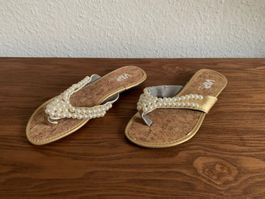 VIP - Perlen Flip Flops 37
