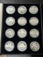 Silber 12 x 1 Unze Schweizer Kantonshauptstädte