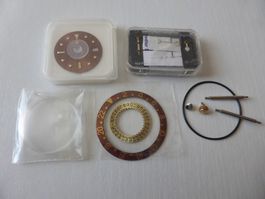 ROLEX NEUE Gehäuse-Teile,Zifferblatt(Nippel)Ref:1675-3/8 GMT
