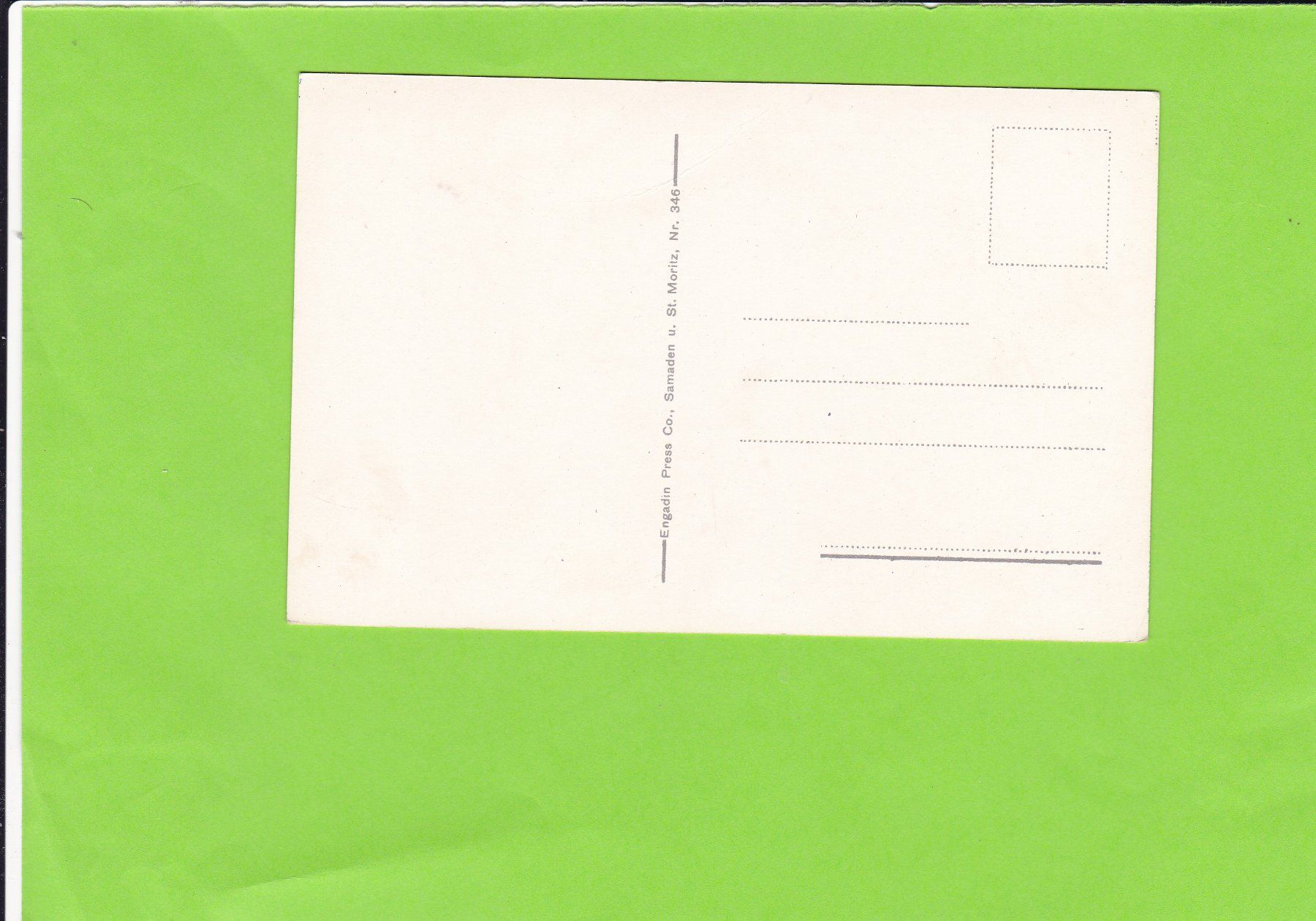 Cartoline postali: Alp Grüm mit Palü Gletscher – Usato da St. Peterzell venduto da neckertal 1
