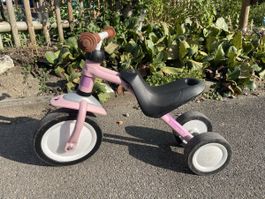 Pukymoto Rutscher Laufrad Dreirad rosa