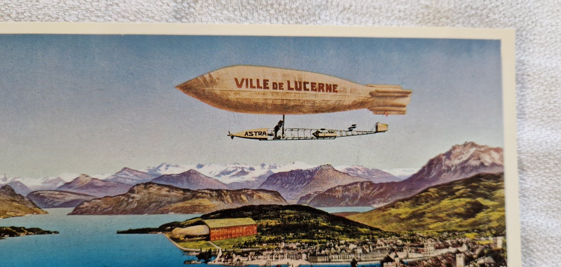 Cartoline postali: Postkarte Luzern Erste Luftschiff – Usato da Bilten venduto da Mic2022 2