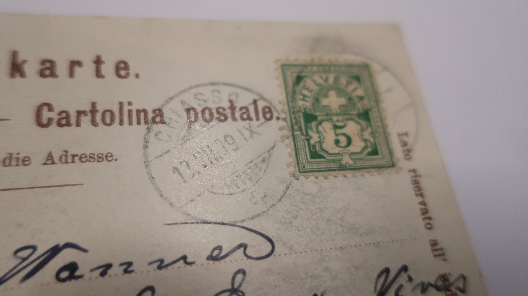 Cartes postales: Saluto da Lugano  1899 – D'occasion à Cormoret par Pascalll2001 5