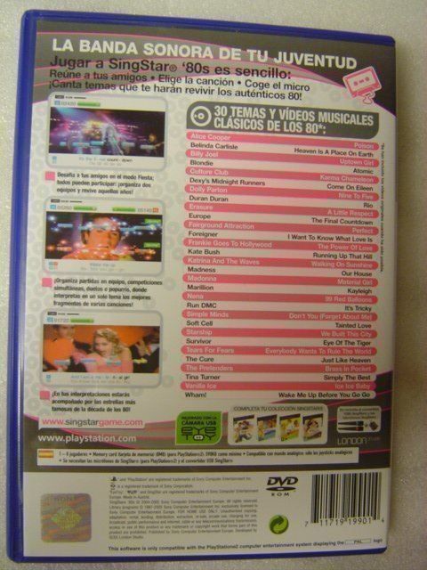 Sony Spiele: SingStar 80s - Version en español  - Playstation 2 – Gebraucht aus Pambio Noranco von Pol69 2