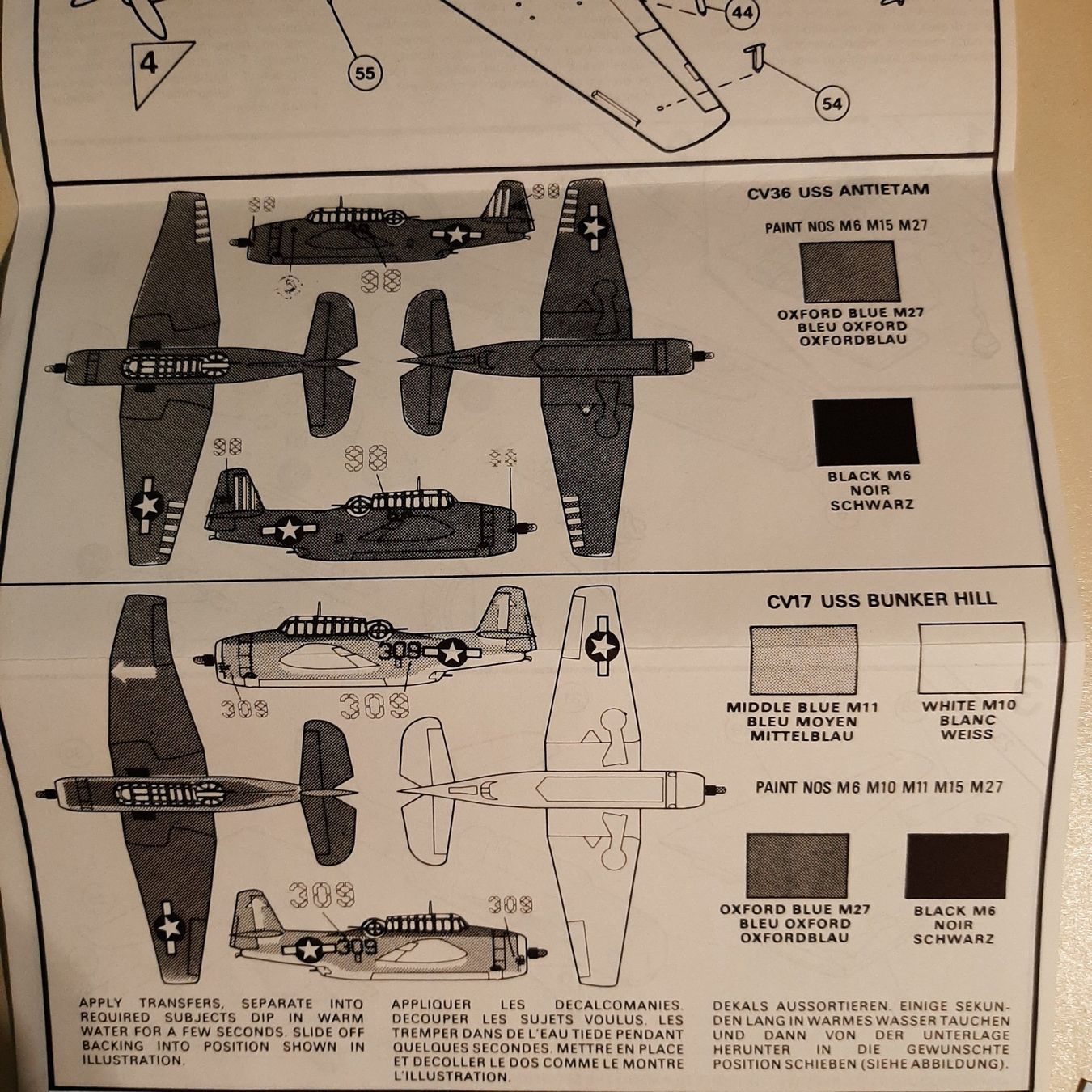 Airfix Kit di modellismo & Modellini statici: 2857 ... Grumman TBM-3 Avenger ... Airfix 03033 – Usato da Bonstetten venduto da Benibanny59 1