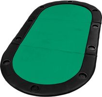 Klappbar Pokerauflage 208x106x3cm grün