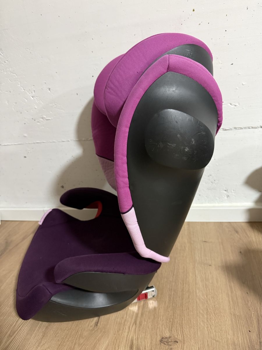Cybex Seggiolini per auto: Kindersitz Cybex Solution M-Fix SL lila gebraucht – Usato da Stallikon venduto da gizspee 1