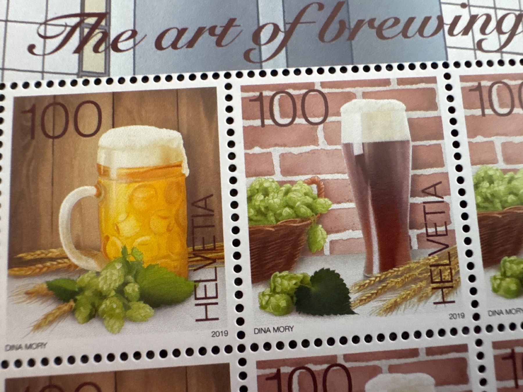 Tous les timbres: MARKEN KLEINBOGEN 2019 BIERBRAUKUNST, POSTFRISCH – Neuf (Voir description) à Genève par k1164 1