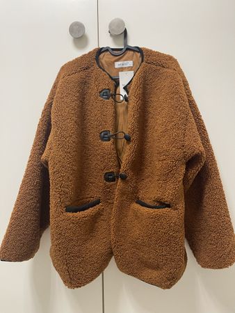 Winterjacke in Teddy Optik Grösse M