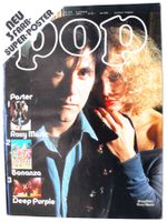 POP Heft 1974 SUPER POSTER, ROXY MUSIC + BONANZA 56 x 80cm