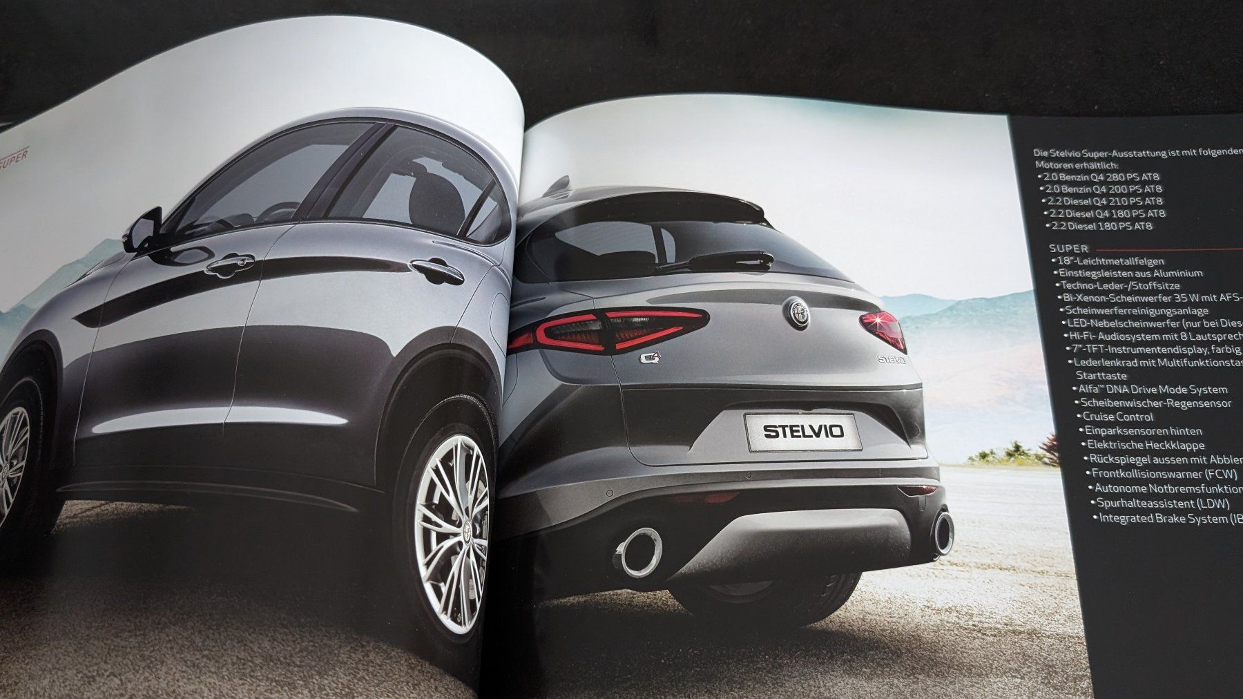 Alfa Romeo Documenti: ALFA ROMEO STELVIO PROSPEKT - ORIGINAL – Usato da Spiegel b. Bern venduto da Natix 3